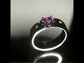 Cincin permata natural garnet side natural berlian eropa cincin perak handmade