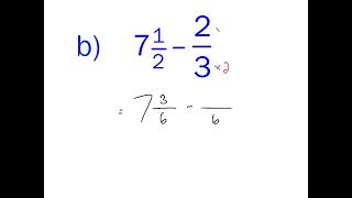 Adding and Subtracting Fractions