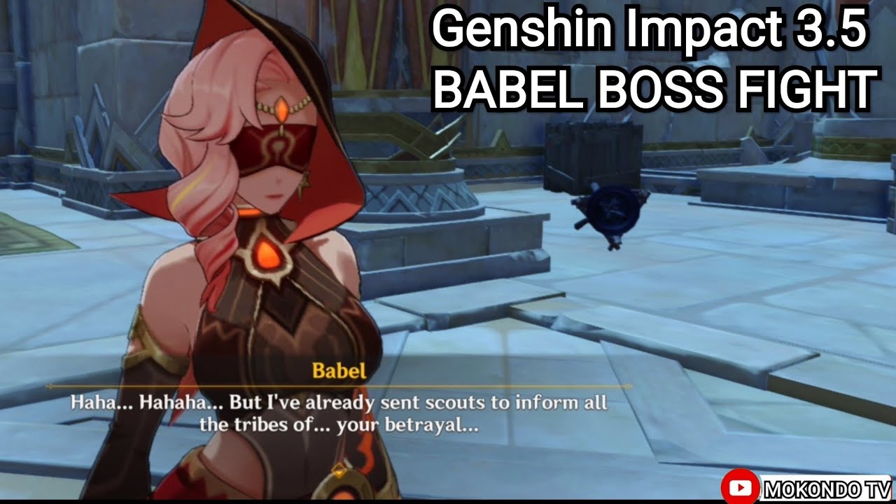 Genshin Impact 3.5 - Babel Boss Fight - YouTube