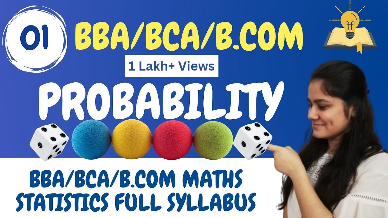 Introduction To Probability|Chapter Probability| BBA/BCA/B.COM|Dream ...