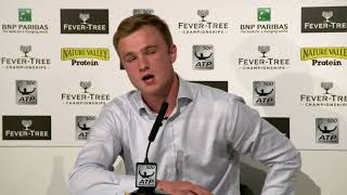 Nick Kygrios impression by Josh Berry at the Fever-Tree Championships