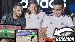 FILIPE LUIS, KOKE Y CORREA REACCIONAN a MIS VÍDEOS de FÚTBOL