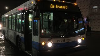 STM 22-215 RIDE ON THE Route 161 VAN-HORNE (2002 NOVA BUS LFS RIDE)