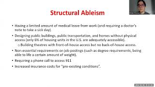 Disability 101 // Module 4 - Anti Ableism \u0026 Disability Justice