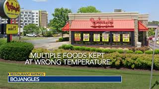 5 On Your side restaurant ratings : Bojangles, William's Gourmet Kitchen and Brueggers Bagels