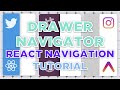 React Navigation Drawer Navigator explained in 5 minutes