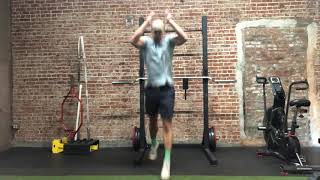 Plyometrics intermediate Lunge Jumps | Show Up Fitness Become A Trainer NASM NSCA ACSM ACE CSCS