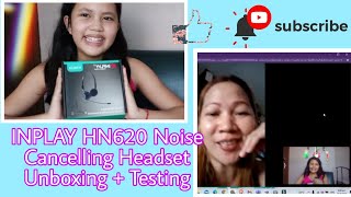 INPLAY HN620 Noise Cancelling Headset Unboxing + Testing | Axl's Mixed Channel