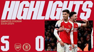 A FIVE-STAR DISPLAY 🤩 | HIGHLIGHTS | Arsenal vs Chelsea (5-0) | Trossard, White