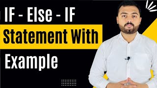 If else if statement with program Example Urdu/Hindi