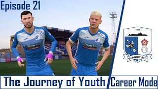FIFA 21 CAREER MODE | THE JOURNEY OF YOUTH | BARROW AFC | EPISODE 21 | SCORING STRUGGLES