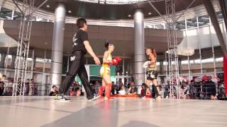 2014.04.26　タイフェア 女子エキシビジョン3　a2ko vs Ikkei