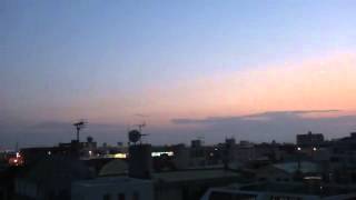 2014.03.26午後7時5分　爆音下住民地域上空飛行米軍