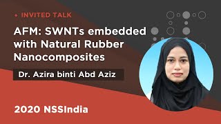 AFM: SWNTs embedded with Natural Rubber Nanocomposites | Azira binti Abd Aziz | 2020NSSI