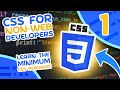 CSS For Non-Web Developers - Tutorial - Part 1