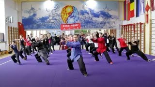 Latvian Kung Fu lovers show their support to Wuhan by performing Tai Chi