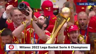 Milano: 2022 Lega Basket Serie A Champions