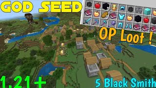 [Minecraft 1.21+ Best Seed 🔥] For Bedrock and Pocket Edition | mincraft seeds