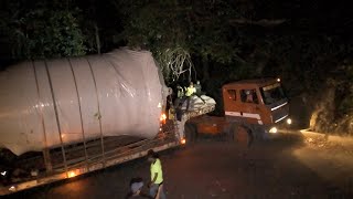 Heavy Loaded Truck Driven Very Smartly On The Dangerous Hairpin Bend  Ghat Road In Kerala #truck