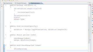 Java Collection- Implementing ArrayList - part 3