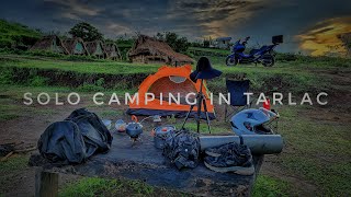 Solo Camping | Moto camping - Sitio Baag, Tarlac,  Philippines | ASMR