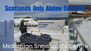 Riding Scotland's First Ever Alpine Coaster \u0026 Trekking Up Caerketton in the Snow 🏔