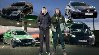 ВЛОГ:ПОКАТУШКИ ПО ДНЕПРУ!!!! GOLF R BMW X6M COMPETITION AUDI A3 MERCEDES BENZ C63