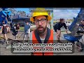 Daily life on construction sites with hardworking workers $99 an hour P1 #worker #job #construction