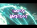 お誕生日おめでとうございます　＃birthdayグリーティング動画　　happy birthday. to be a wonderful day.