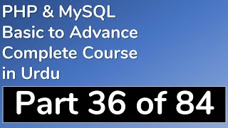 36 How to create Multidimensional Array in PHP - PHP & MySQL Tutorial in Urdu (Basic to Advance)