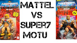 Mattel vs Super7 MOTU