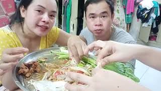 ตำบักหุ่งไส่ กุ้งสด แซ่บๆๆ เผ็ดๆๆๆ