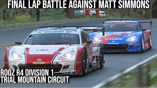 Gran Turismo 7 - RaceOnOz Season 6 Round 4 Division 1 Final Lap Battle Against Matt Simmons