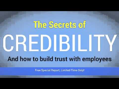How important is credibility?
