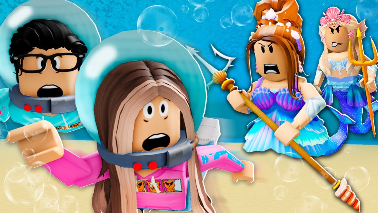 We Escaped From Evil Mermaids Roblox Youtube