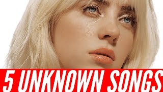 5 unknown songs from Billie Eilish that you will love!