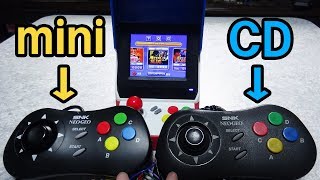 【NEOGEO mini】ネオジオCDパッドVSネオジオminiパッド（配線方法も紹介）