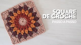 SQUARE FÁCIL E LINDO | CROCHÊ PARA INICIANTES