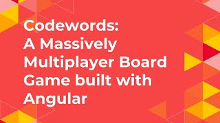 AngularNYC - A Massively Multiplayer Board Game built with Angular - Michael Urban