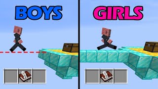 How boys and girls solve minecraft riddles