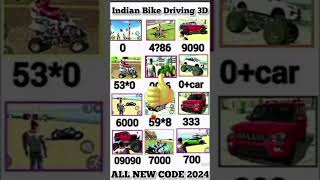 lndian bike driving 3d all New cheat code Indian bike driving3d #shortsvideo 🤯😱#viral #shorts