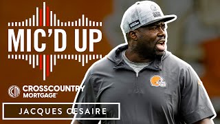 Jacques Cesaire Mic'd Up: Rookie Minicamp Day 2 | Cleveland Browns