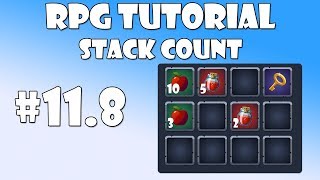 #11.8 Unity RPG Tutorial - Stack count