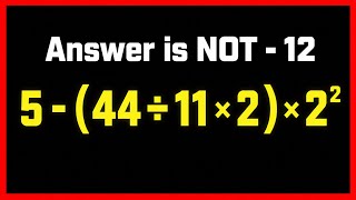Only 1 Out Of 5 Get This Tricky Math Challenge Correct 😳Can You Solve?