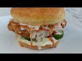 KFC Zinger Burger Recipe  | Chicken Burger Recipe | Zinger Chicken Recipe |