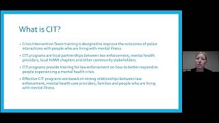 Crisis Intervention Training (CIT)