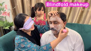 Blindfold makeup challenge | ek or khawb pura hua | Sitara yaseen vlog