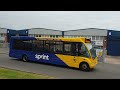 kinchbus optare solo m950sl 2 yj07efs arriving back at the depot