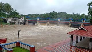 അരുവിക്കര ഡാം വെള്ളം ഉയർന്ന നിലയിൽ kerala flood 2020 Aruvikkara Dam Kerala Tourism