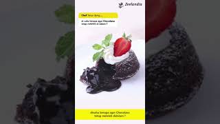 #shorts Chef Wandiko akan menjawab pertanyaan Zeelovers tentang chocolava! #fypシ #makan